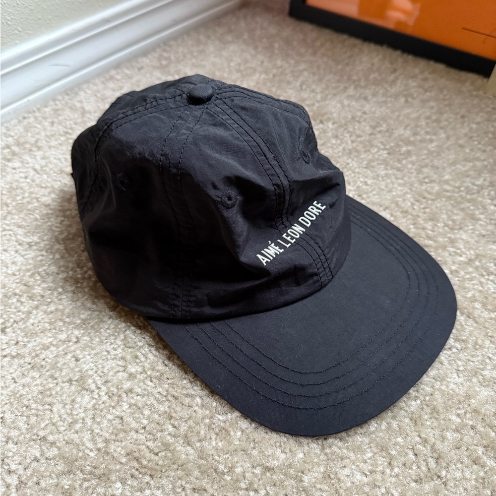 Aime Leon Dore Black Nylon Sport Hat